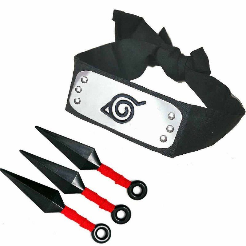 Es esencial para los fans de Naruto. ¡Esta banda para la frente con Kunai es perfecta tanto para cosplay como para uso diario!